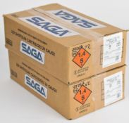 Five hundred 20 bore Saga Olympic Trap 28g 9 shot cartridges, all sealed in original boxes. PLEASE