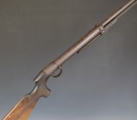 BSA Lincoln Jeffries .177 under-lever air rifle with chequered semi-pistol grip, adjustable