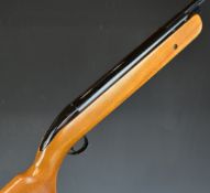 BSA Mercury Mk II .22 air rifle with semi-pistol grip and raised cheek piece, serial number ZB20234.