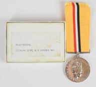 British Army copy Iraq Medal named to 25136196 L/Cpl M J Davies, Welsh Guards, with box