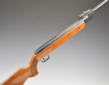 Original Model 35 .22 air rifle with semi-pistol grip and adjustable trigger and sights, NVSN.