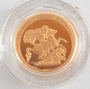 Royal Mint cased limited edition (917/3500) proof 2017 Elizabeth II Piedfort gold full sovereign,