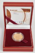South African Mint cased limited edition (173/900) 2016 gold proof ¼ ounce Krugerrand