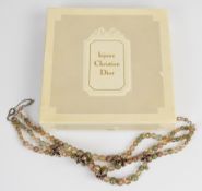 Christian Dior 1959 necklace, in original box branded 'bijoux Christian Dior'