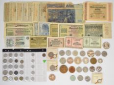 Comemorative and other coins and medals to include 1991 Niue 10 dollar 1994 World Cup 925 silver