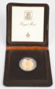 Royal Mint cased 1981 proof gold full sovereign