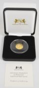 Harrington & Byrne cased limited edition (of 999) 2022 proof gold half laurel 22ct Queen Elizabeth