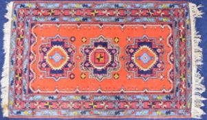 Turkoman Rug with three guls,140x84cm