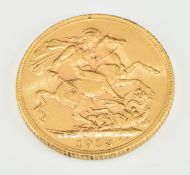 1913 George V gold full sovereign