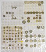 Victorian and later silver pre 1947 silver coinage including 1935 rocking horse crown, Edward VII