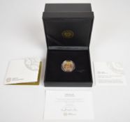 South African Mint cased limited edition (0222/2000) 2023 gold proof ¼ ounce Krugerrand