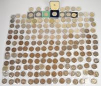 Approximately 180 Elizabeth II commemorative crowns including four £5 examples, 1981 Charles and