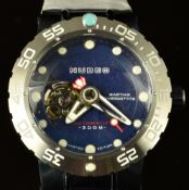 Nubeo Oportunity Current Blue Martian Shergottite gentleman's automatic wristwatch ref. NB-6051-66