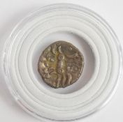 Celtic Regini silver stater unit, 7mm diameter, 1.1g
