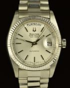 Bulova Super-Seville Day-Date gentleman's automatic wristwatch ref. 4410101 with day and date