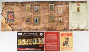 London Mint office and Imperial War Museums Posters of WW1 presentation folder containing limited
