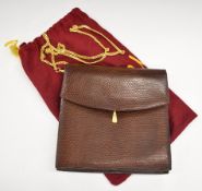 Launer of London handbag in branded cloth bag, W19xH19cm