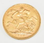 1900 Queen Victoria veiled head gold full sovereign