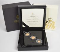 East India Company cased limited edition (028/500) set of three proof 2020 George III