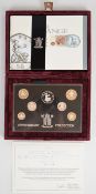 Royal Mint cased limited edition (114/15,000) 1996 proof silver anniversary coin set comprising