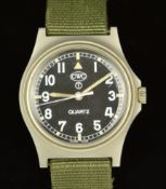 Cabot Watch Company (CWC) gentleman's British military wristwatch with luminous hands and hour