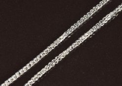 A 14k white gold necklace, 4g, 50cm