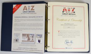 Westminster limited edition 2018  A-Z of Great Britain folder of 26 alphabet 10 pence coins
