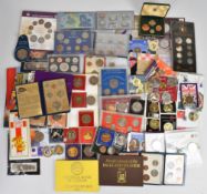 Mainly Royal Mint world coin packs and sets to include British sets for 1962, 1980, 1982, 1983, 1984