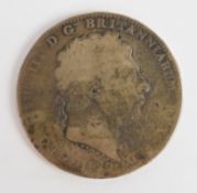 1820 George III crown, F