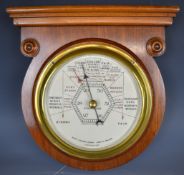 Short and Mason Stormoguide aneroid barometer, overall height 29cm