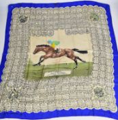 Winners of the Derby horse racing interest silk scarf featuring winners from the Commencement in