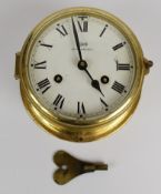 Schatz Royal Mariner bulkhead clock, diameter 18cm