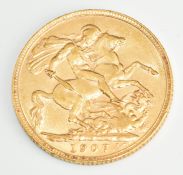 1907 Edward VII gold full sovereign