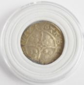 Edward II hammered silver penny, some clipping