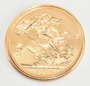 2006 Elizabeth II gold full sovereign