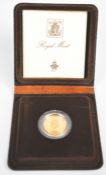 Royal Mint cased 1981 proof gold full sovereign