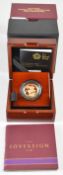 Royal Mint cased limited edition (1767/8,800) proof 2015 Elizabeth II gold full sovereign, with