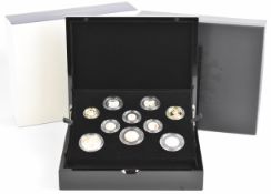 Royal Mint cased limited edition (1310/1500) proof 2022 Queen Elizabeth II memorial coin set