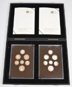 Royal Mint cased limited edition (597 and 1967 of 10,00) 2008 proof silver Royal Shield of Arms