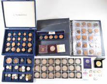 Victorian and later coinage to include twenty one 1953 crowns, Festival of Britain crown, pennies,