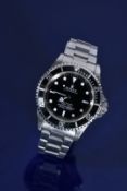 Rolex Oyster Perpetual Submariner gentleman's wristwatch ref. 14060 with luminous hands and hour