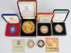 Six Royal Mint Channel Islands limited edition silver proof coins comprising 2003 Jersey 50th