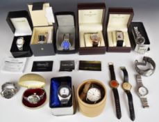 Fourteen various gentleman's wristwatches including Tag Heuer Professional 1000 ref. 980.020N,