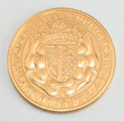 1989 Elizabeth II proof gold full sovereign