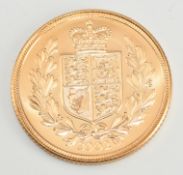2002 Elizabeth II gold full sovereign