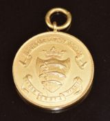 A 9ct gold 'Southall County School' medallion, 8.1g