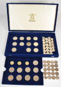 Modern collectable coins comprising twenty crowns and £5 pieces, three 1986 £2 coins and forty