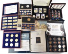 Modern commemorative coins and similar sets including 2023 First and Last Coin Elizabeth II and