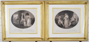 After Thomas Stothard 'The Innocent Stratagem' and 'The Power of Innocent' engraved by Joseph