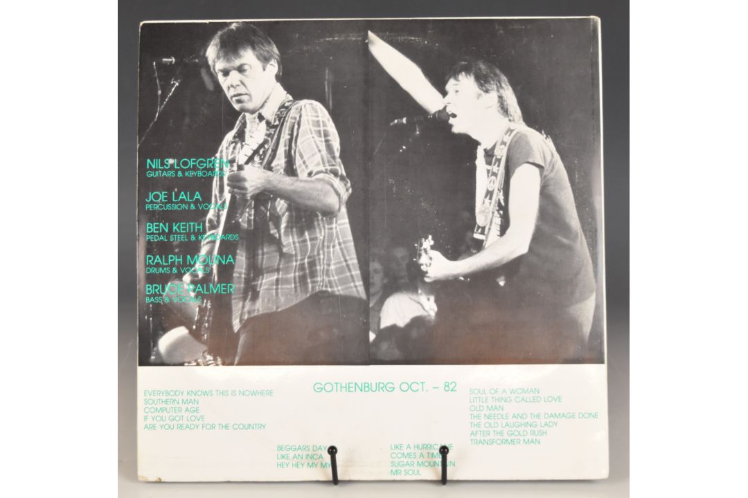 Neil Young - Transworld Tour, Gothenburg October 1982, unofficial / bootleg double LP with plain - Image 2 of 3